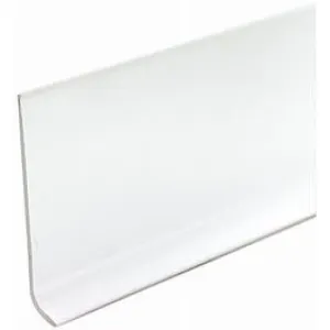 4-Inch x 120-Ft. White Vinyl Wall Base