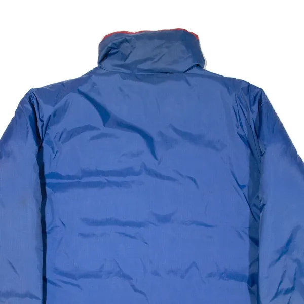 ALASKA SPORTSWEAR Reversible Insulated Mens Puffer Jacket Blue Nylon L