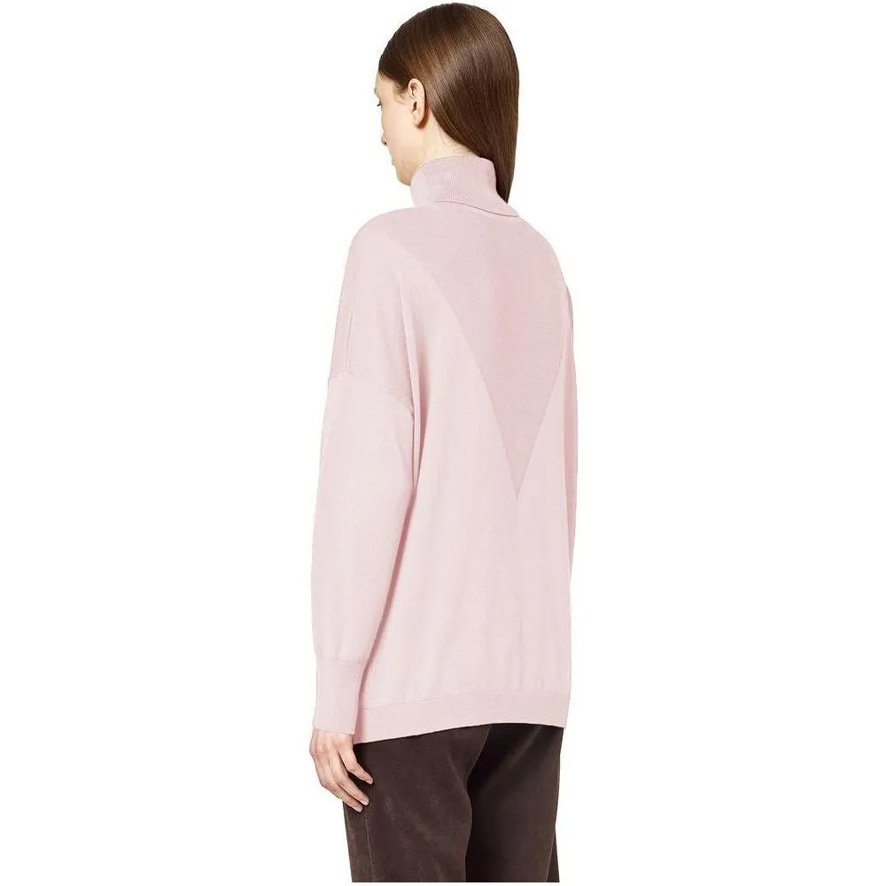 Alpha Studio Pink Silk Sweater