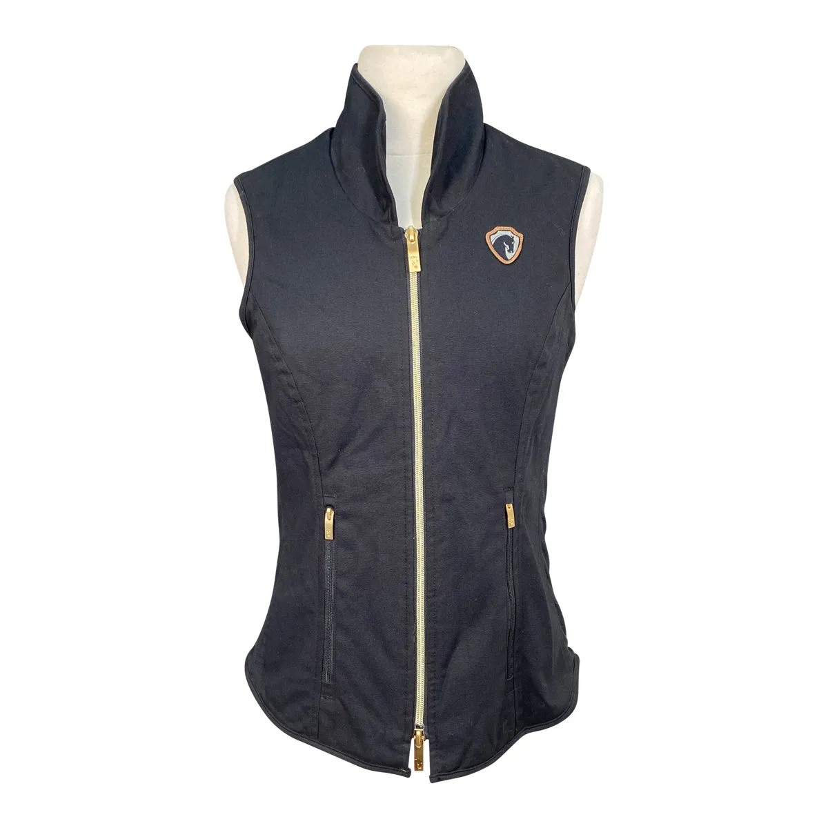 Arista Equestrian 'Workhorse' Canvas Vest in Black - Women's Medium