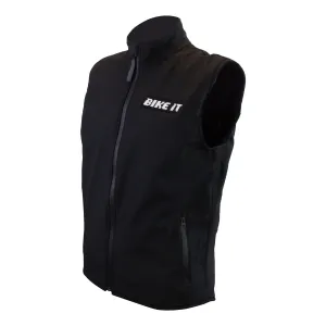 Bike It Softshell Gilet Black