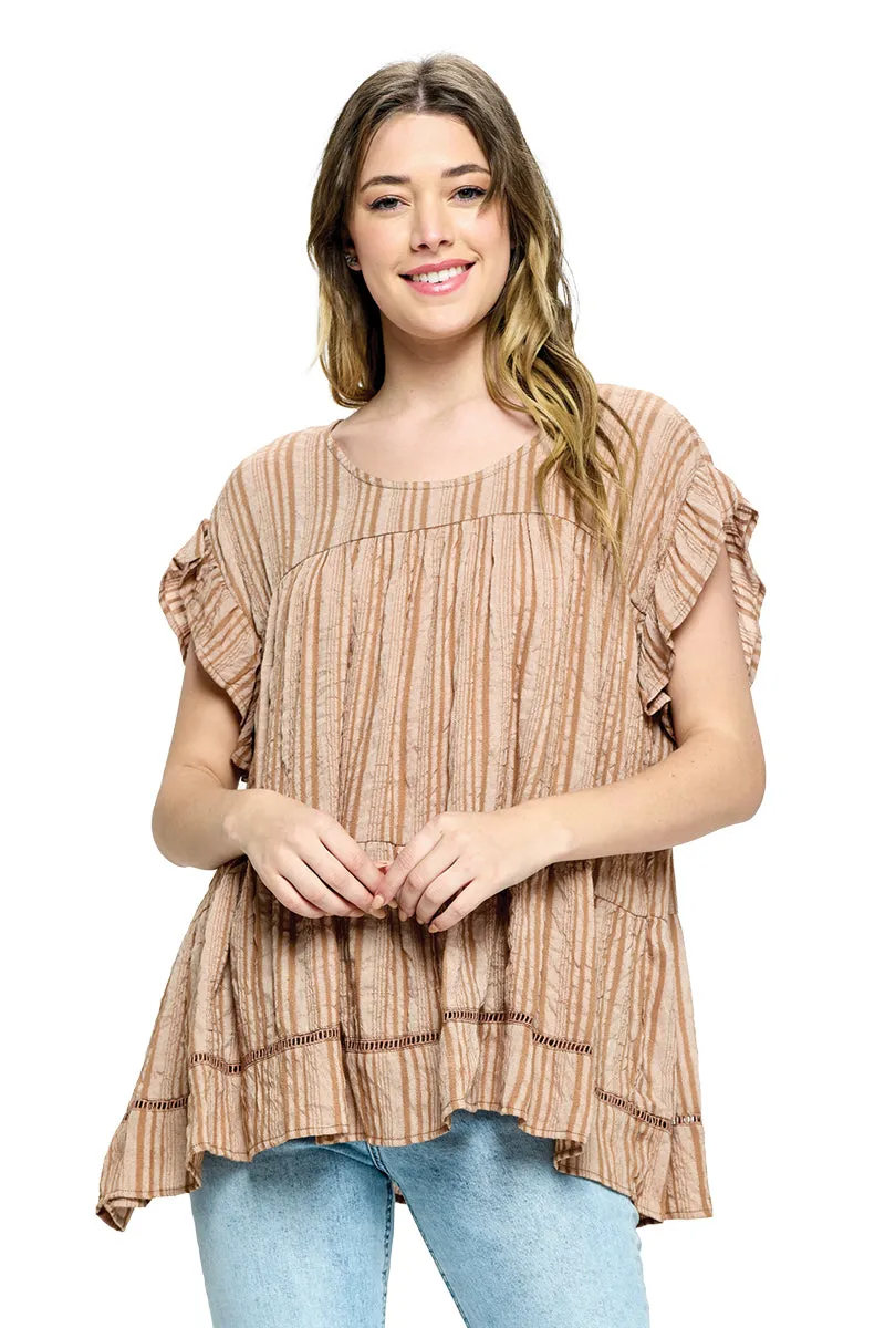 Blouse Boho Ruffled Oversized