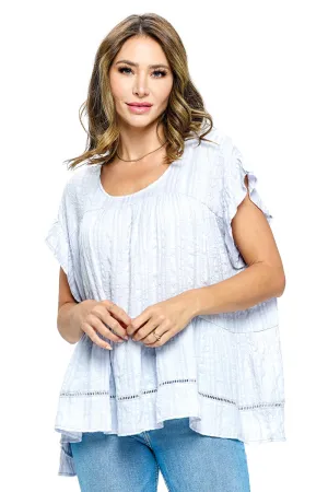 Blouse Boho Ruffled Oversized