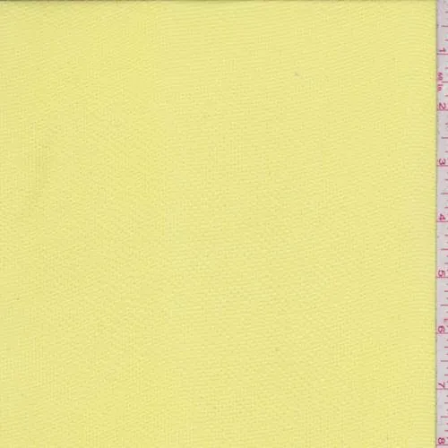 Bright Lemon Hammered Silk Chiffon Fabric