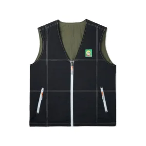 Butter Goods Reversible Vest Black Army