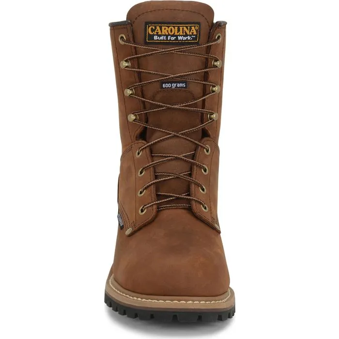 Carolina - Men's 8" Waterproof Insulated Logger Work Boot - CA4821