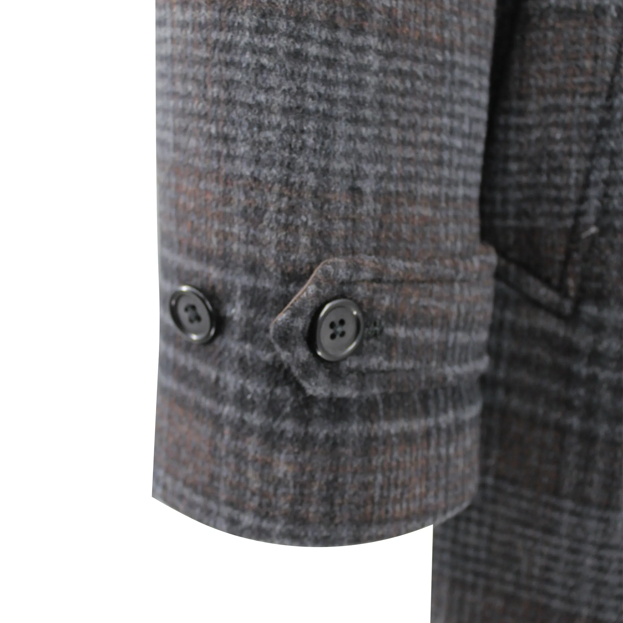 Charcoal Espresso Plaid Amity Overcoat