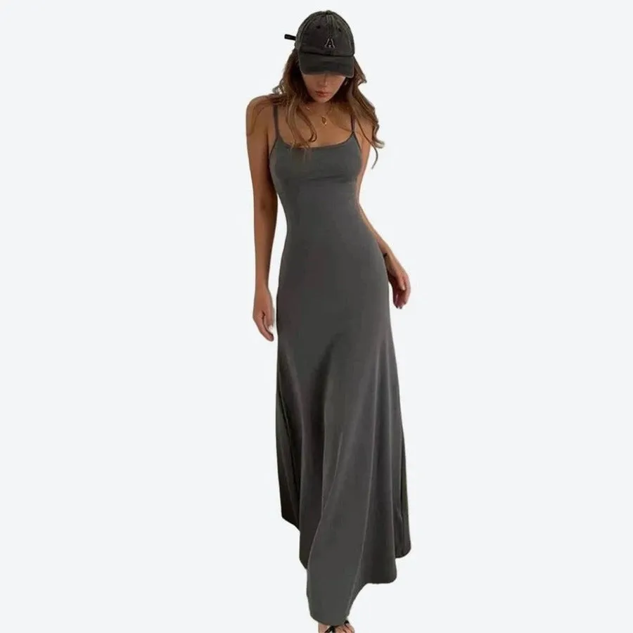 Elegant Sleeveless Maxi Evening Dresses