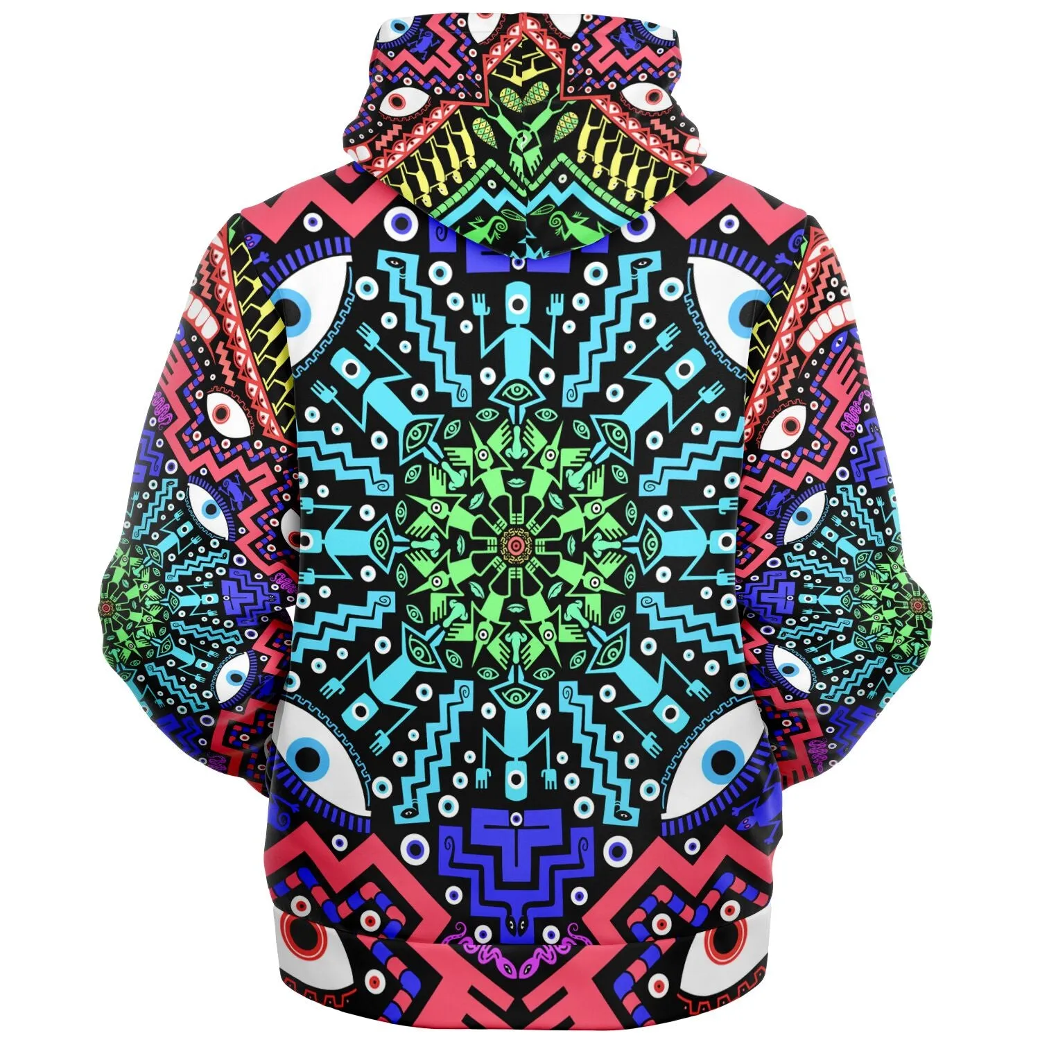 Eternal Hallway Zip up Sherpa Hoodie | ALGA Artworks