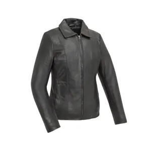 Imelda - A ladies lambskin leather jacket