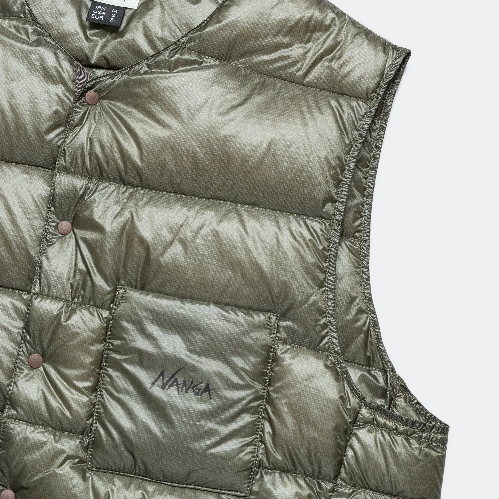 Inner Down Vest - Khaki