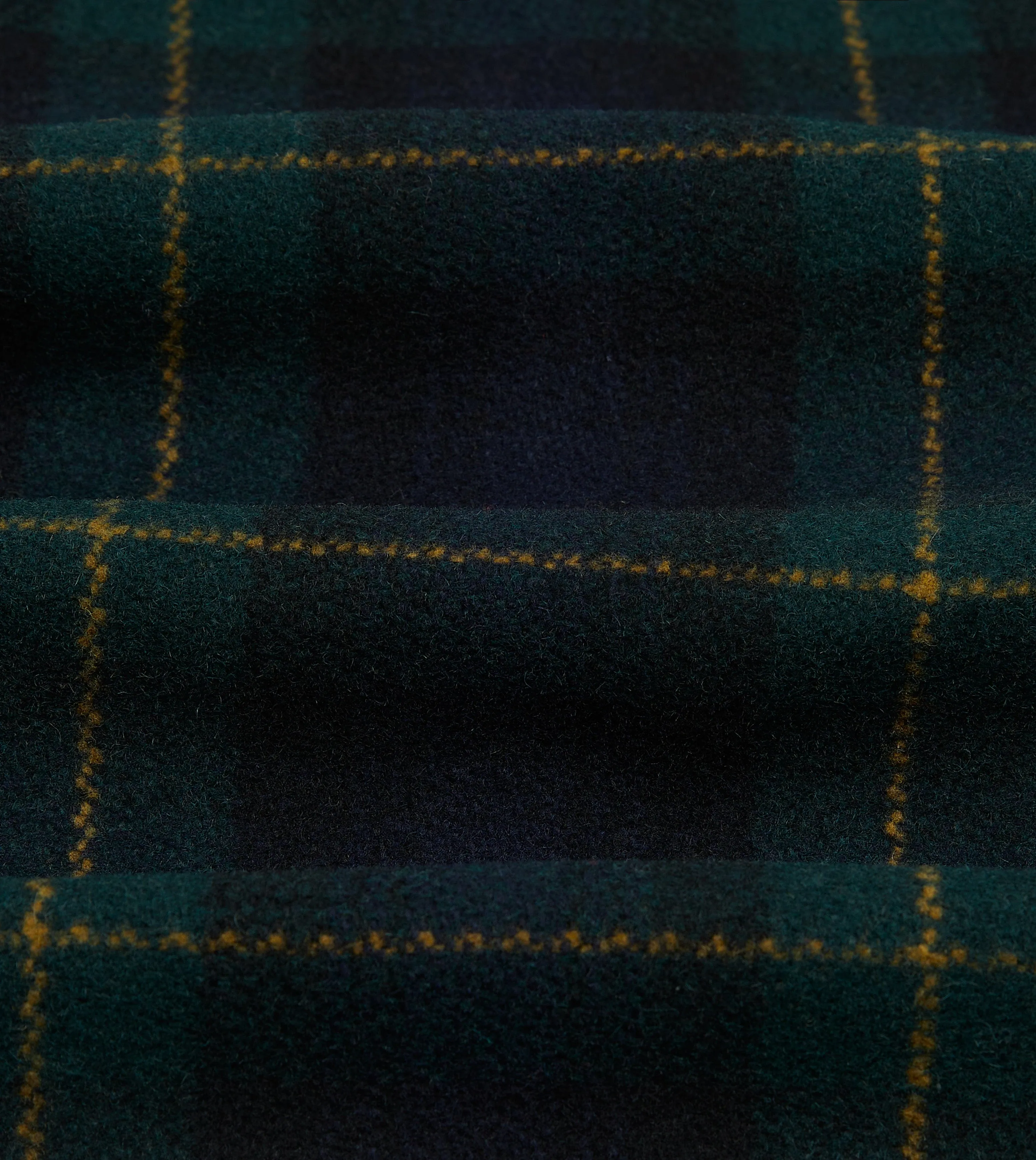 Johnston Check Melton Wool Donkey Jacket