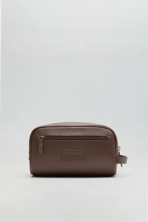 Leather Wash Bag