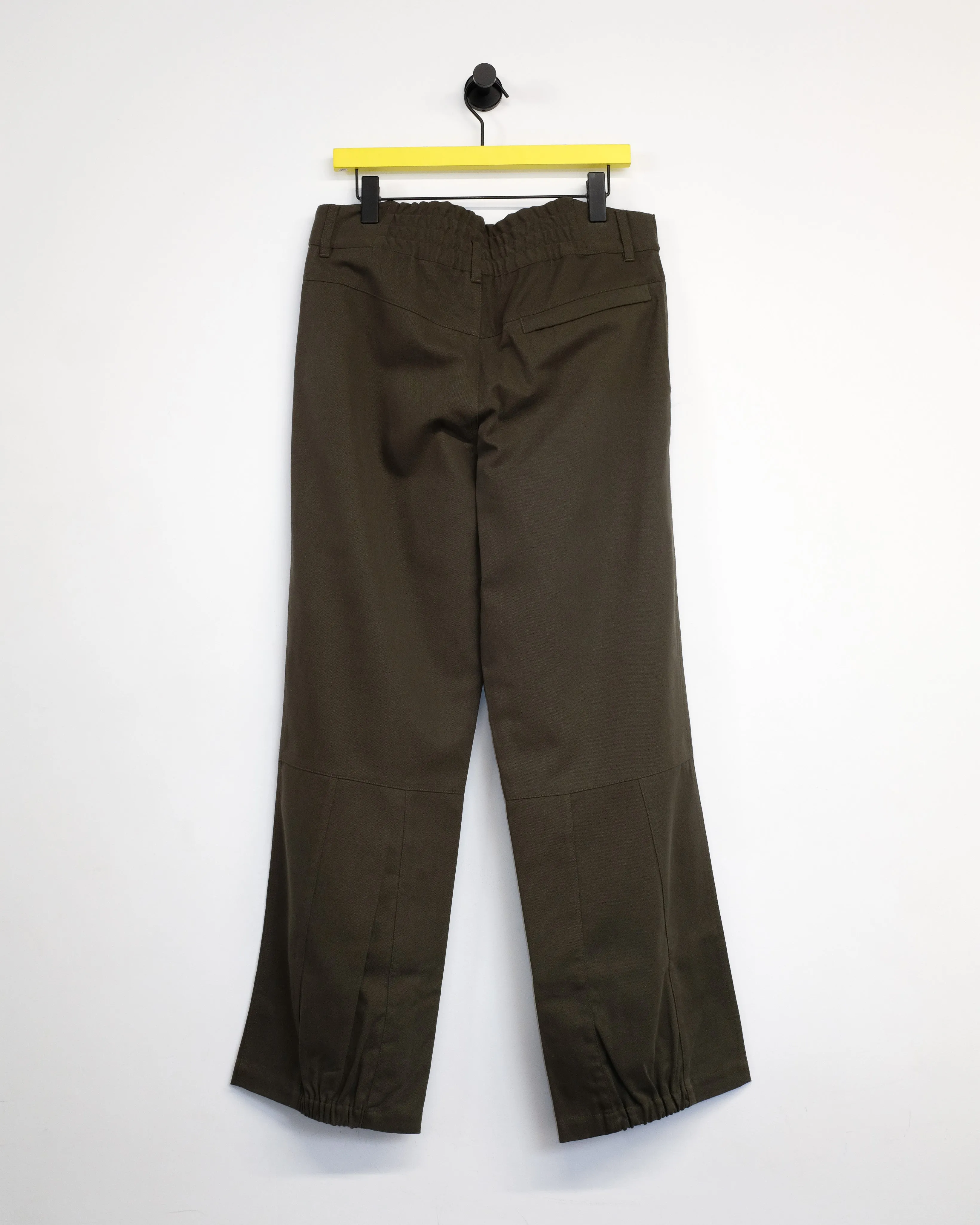 Military Green Warmcotton Twill Boot Storage Pants