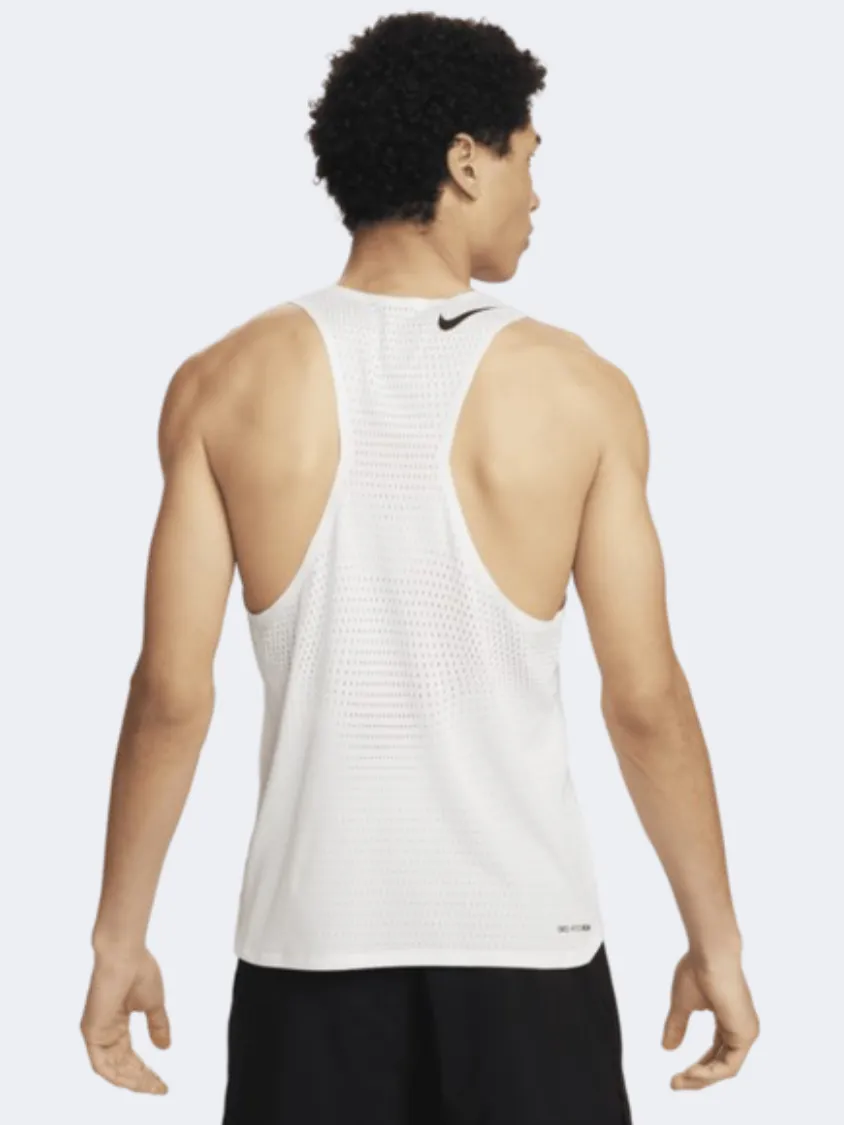 Nike Df Advantage Aeroswift Men Running Tank White/Black