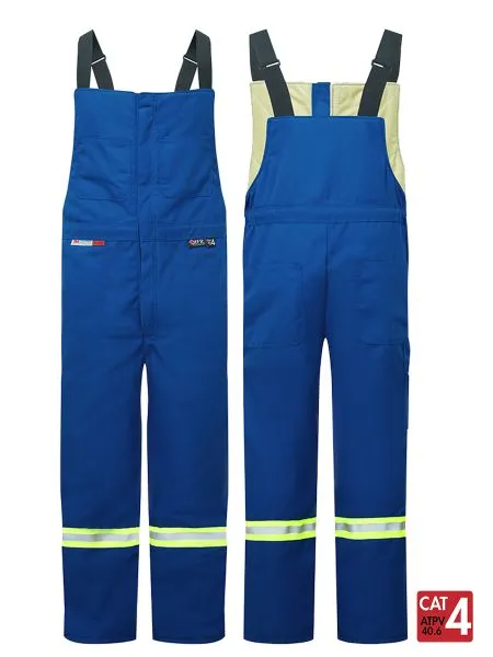 Nomex®Essential 6 OZ Insulated Bib Pants - Royal Blue NSB225