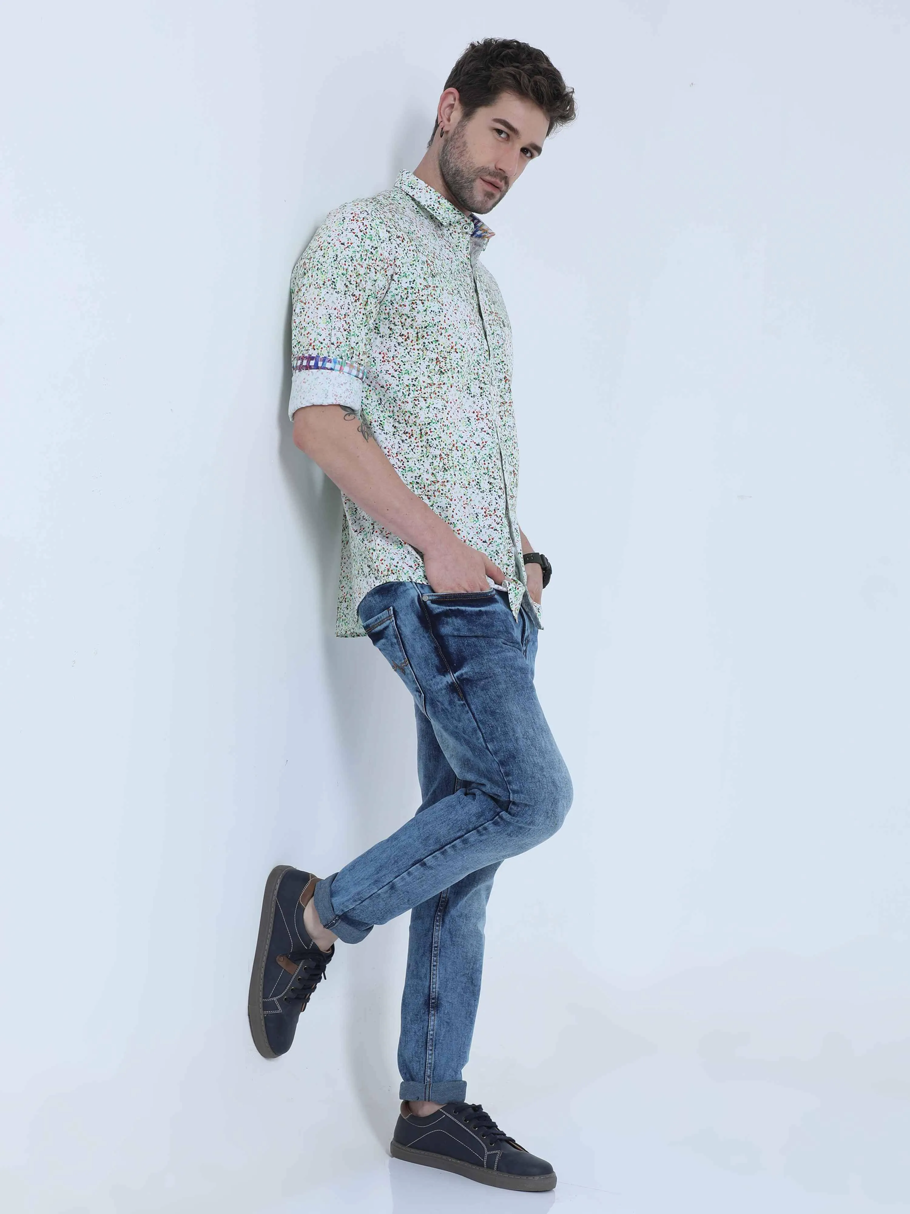 Philip Men's Printed Casual Shirts