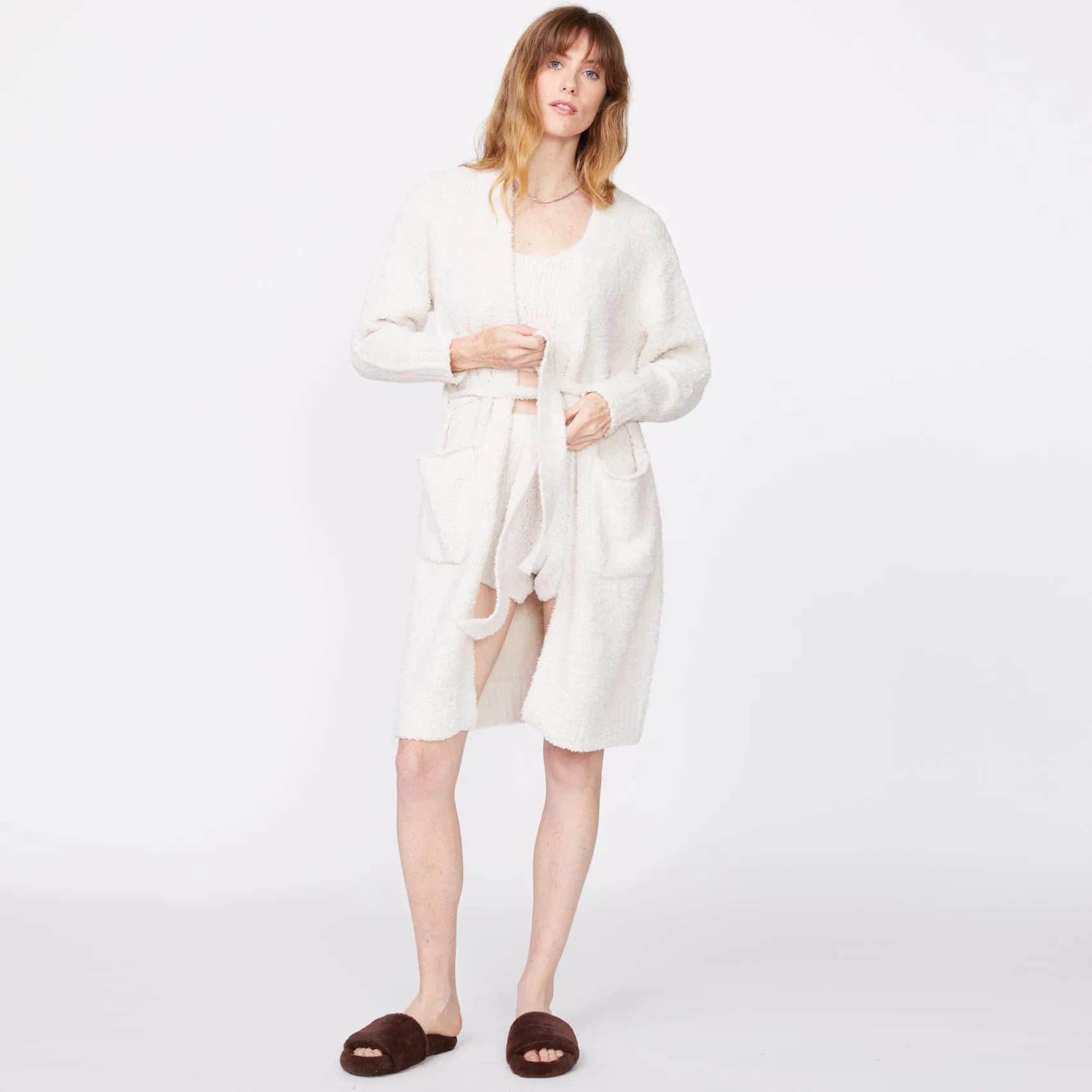 Plush Sweater Robe