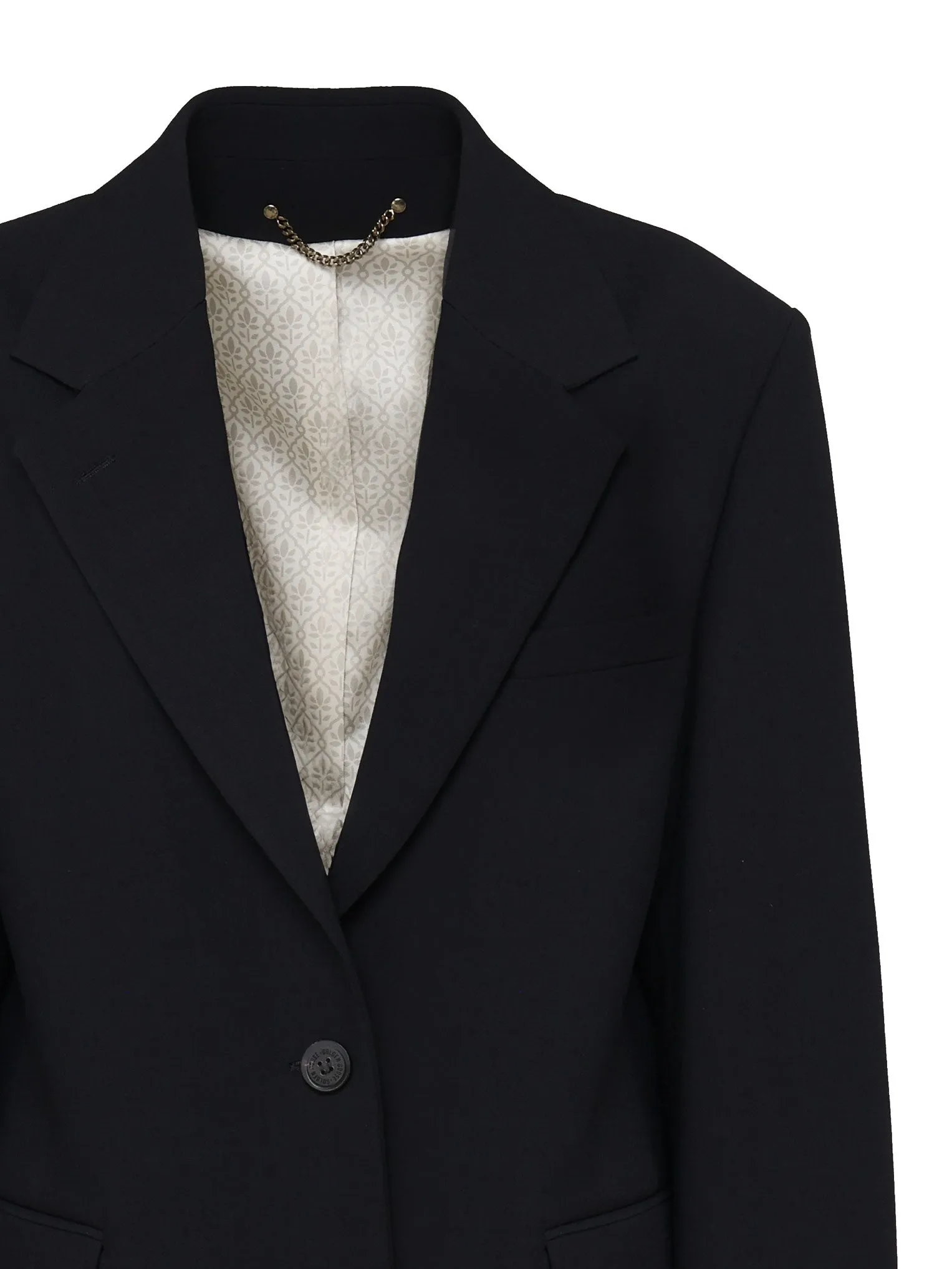 Polar Night Single-Breasted Blazer Jacket