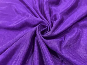 Purple Plain Chinon Chiffon Fabric