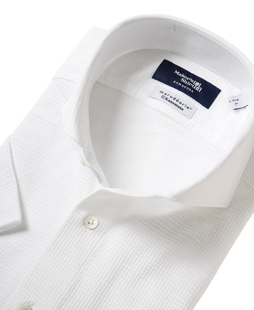 Short Sleeve Shirt - Cutaway Seersucker JERSEY EASY CARE