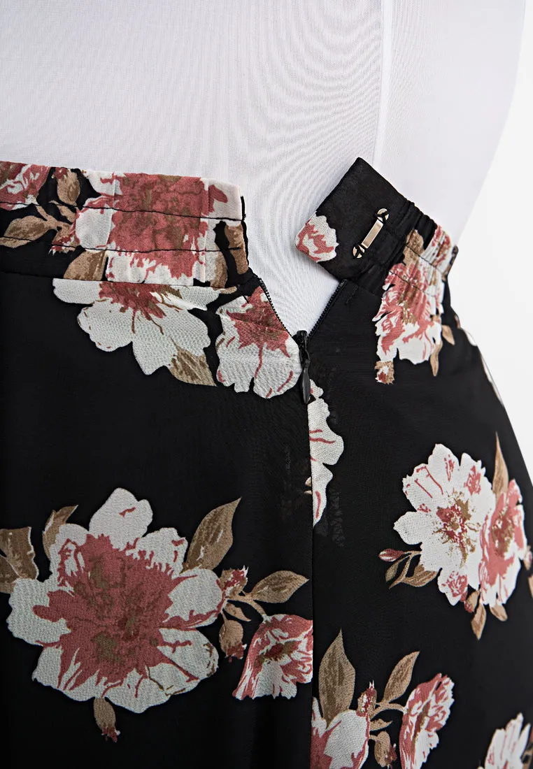 Sofia Floral Chiffon Skirt