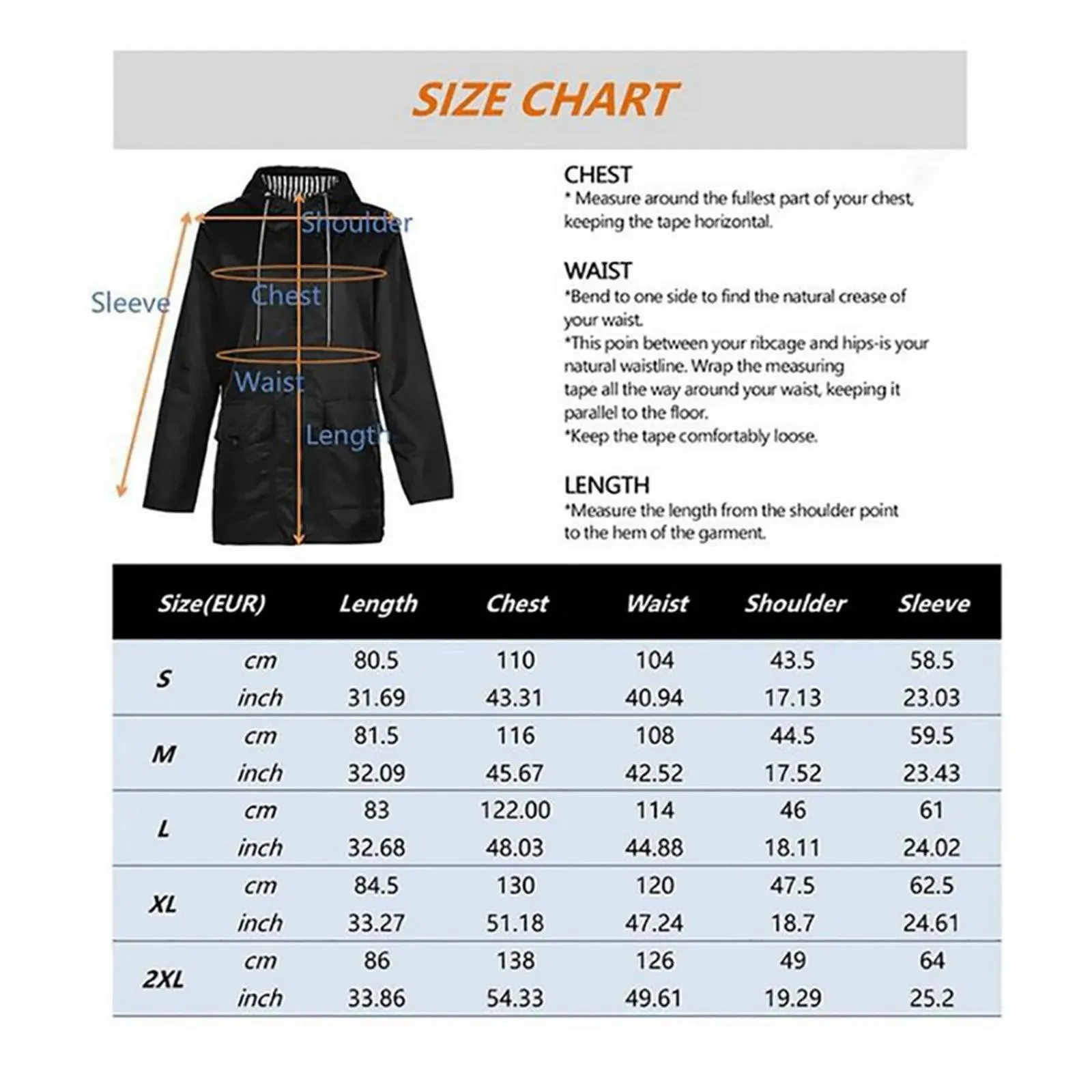 Women Solid Rain Jacket Outdoor Plus Size Hooded Windproof Loose Coat Women's Athletic Jackets