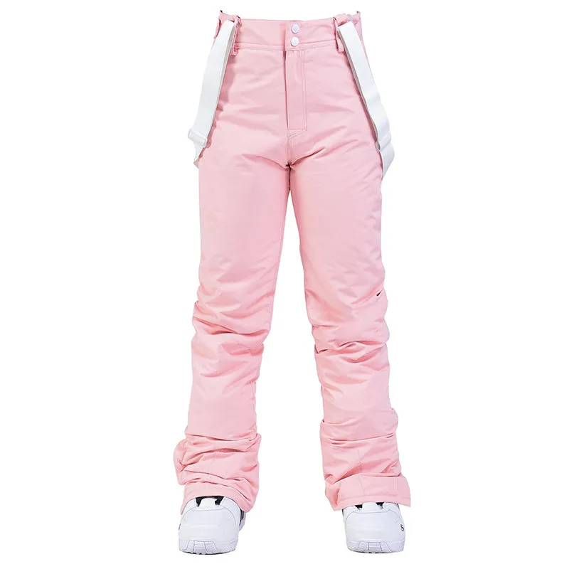 Women's Insulated Aurora Winter Outdoor Snow Pants Ski Bibs