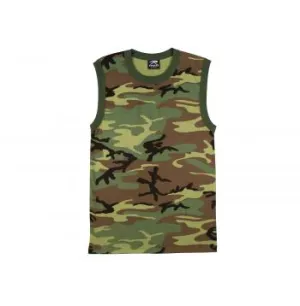 Woodland Camo Muscle Shirt