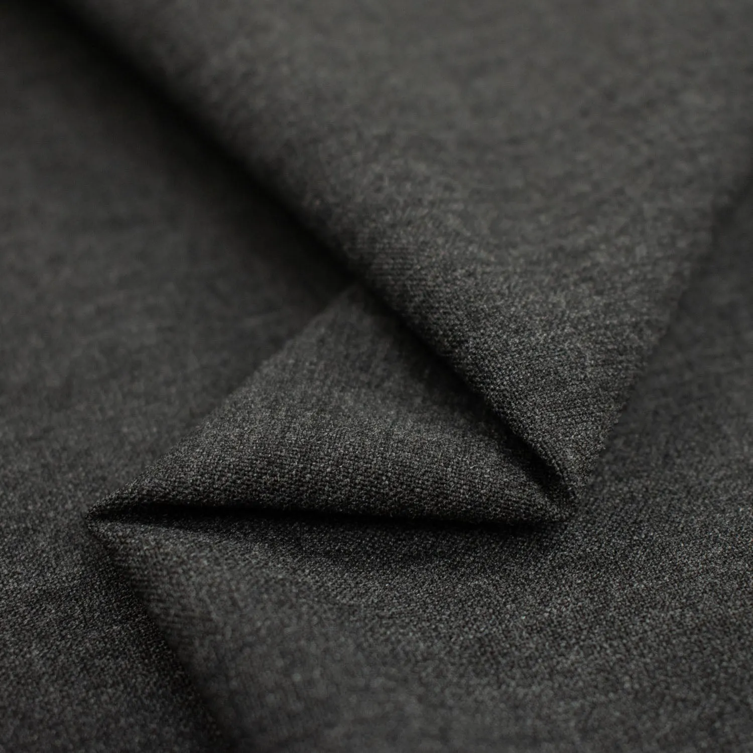 Wool Suiting Light Weight Stretch Design-37 Grey