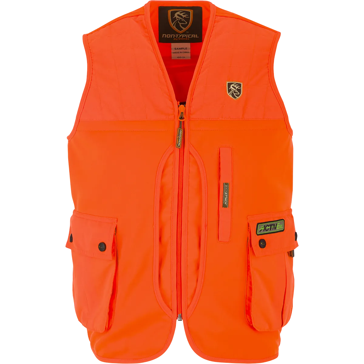 Youth Blaze Orange Vest with Scent Control